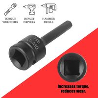 1/2" Drive Hex Impact Bit Socket Set | Cr-Mo Steel | 8pc (H5-H19) or 10pc (H5-H19) | Pneumatic & Battery Tools Carousel 15