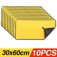 Microfibre Car Wash Towels | Multi-Pack | 30x30, 30x40 & 30x60cm | Scratch-Free Cleaning Cloth Carousel 22