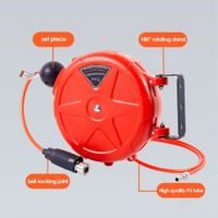 10M Auto-Rewind Air Hose Reel – Wall Mounted with Swivel Bracket & Quick Coupler Carousel 13