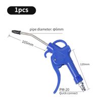High-Flow Air Blow Gun with Angled Nozzle – Pneumatic HVLP Blower for Air Compressors