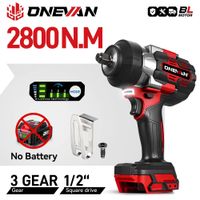 ONEVAN 2800Nm Brushless Impact Wrench | Tool Only | 18V/21V Compatible | 1/2" Drive | LED Light