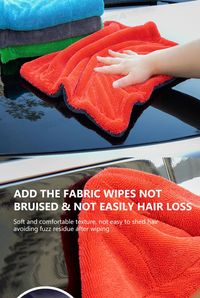 SEAMETAL 1200GSM Microfiber Car Detailing Towel | Ultra-Soft Scratch-Free | 3 Sizes | Gray, Red & Blue Carousel 13
