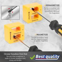 Amartisan 43-Piece Magnetic Screwdriver Set – CR-V Steel with Case, Bits & Magnetizer Carousel 4
