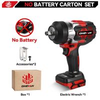 ONEVAN 2800Nm Brushless Impact Wrench | Tool Only | 18V/21V Compatible | 1/2" Drive | LED Light Carousel 10