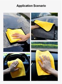 Microfibre Car Wash Towels | Multi-Pack | 30x30, 30x40 & 30x60cm | Scratch-Free Cleaning Cloth Carousel 6