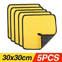 Microfibre Car Wash Towels | Multi-Pack | 30x30, 30x40 & 30x60cm | Scratch-Free Cleaning Cloth Carousel 20
