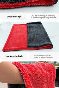 SEAMETAL 1200GSM Microfiber Car Detailing Towel | Ultra-Soft Scratch-Free | 3 Sizes | Gray, Red & Blue Carousel 9
