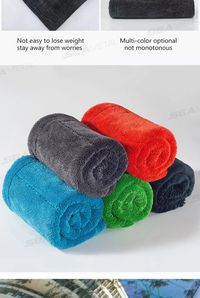 SEAMETAL 1200GSM Microfiber Car Detailing Towel | Ultra-Soft Scratch-Free | 3 Sizes | Gray, Red & Blue Carousel 18