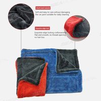 SEAMETAL 1200GSM Microfiber Car Detailing Towel | Ultra-Soft Scratch-Free | 3 Sizes | Gray, Red & Blue Carousel 1