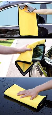 Microfibre Car Wash Towels | Multi-Pack | 30x30, 30x40 & 30x60cm | Scratch-Free Cleaning Cloth Carousel 8