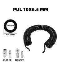PU Spring Spiral Air Hose with Fittings – 6/9/12/15M Flexible Pneumatic Compressor Hose Carousel 23