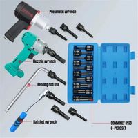 1/2" Drive Hex Impact Bit Socket Set | Cr-Mo Steel | 8pc (H5-H19) or 10pc (H5-H19) | Pneumatic & Battery Tools Carousel 5
